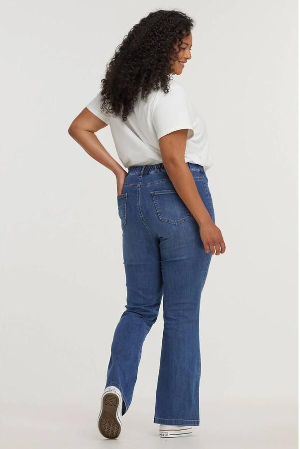 YOEK high waist bootcut jeans light denim - Foto 3