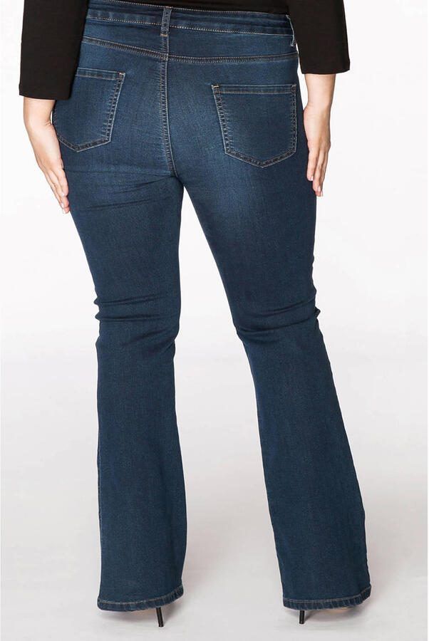 YOEK high waist flared jeans dark denim - Foto 2