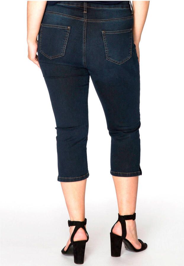 YOEK high waist skinny capri jeans dark denim - Foto 2