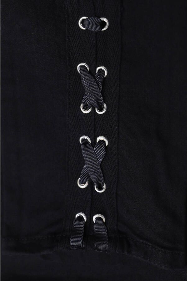 YOEK high waist skinny jeans zwart