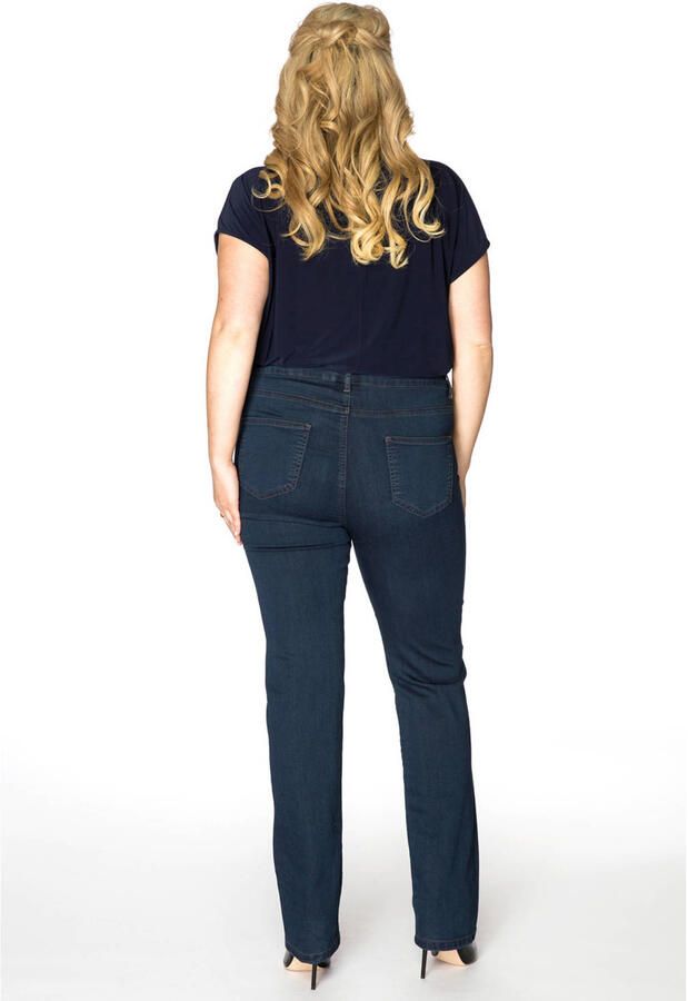 YOEK high waist straight leg jeans dark denim - Foto 2