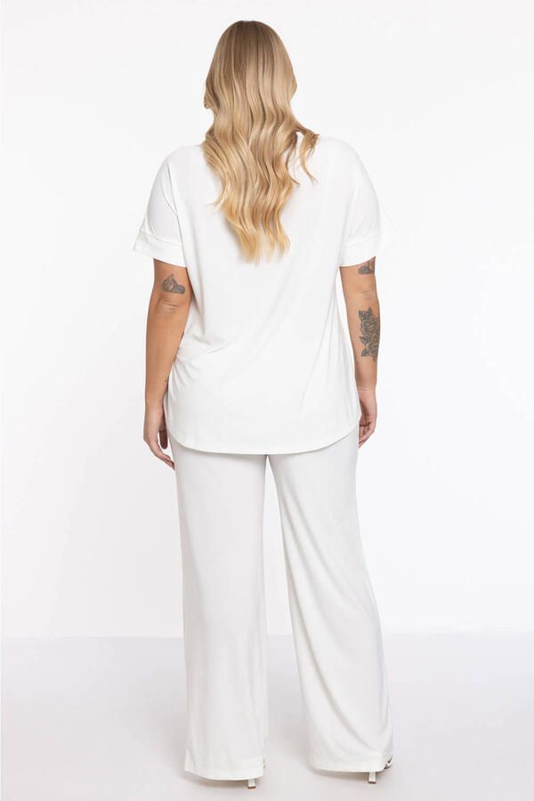 YOEK high waist broek beige - Foto 2