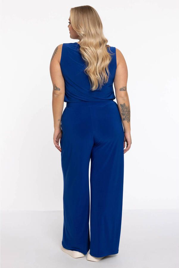 YOEK high waist broek donkerblauw - Foto 2