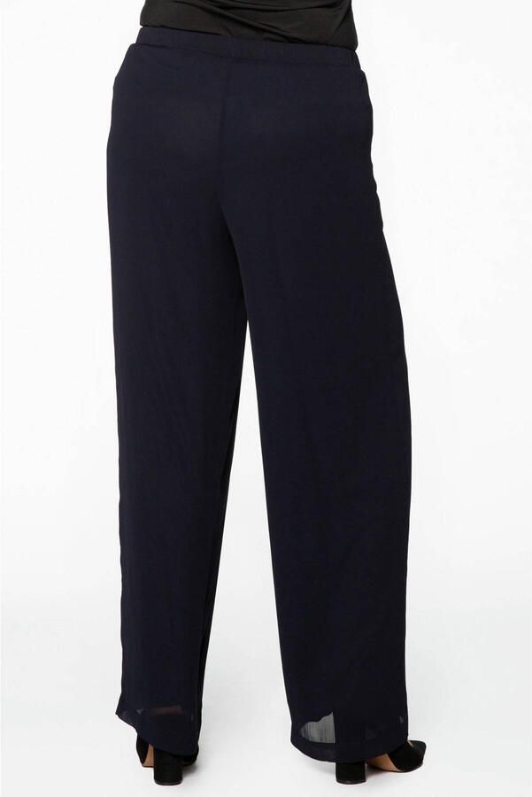 YOEK high waist broek marineblauw - Foto 2