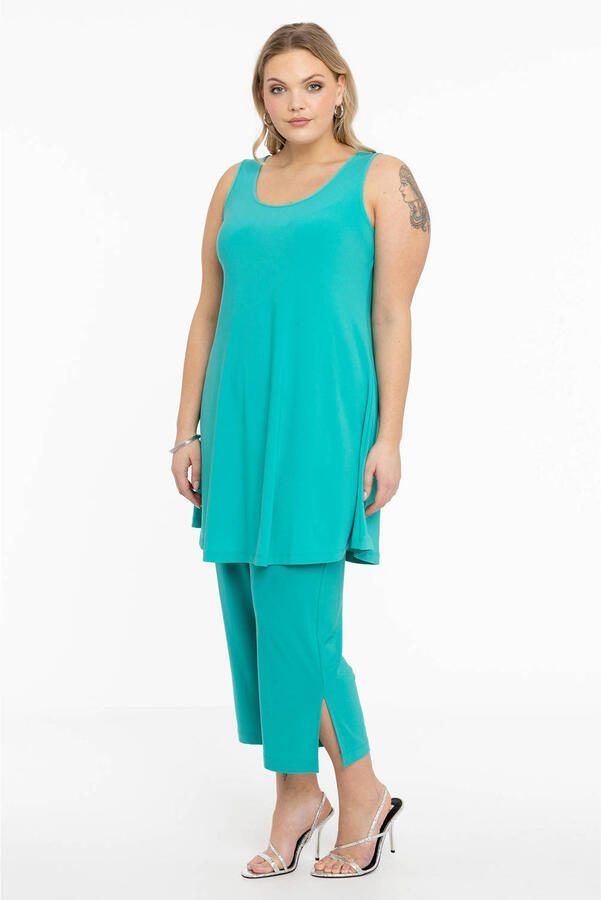 YOEK korte broek Plus Size turkoois - Foto 2
