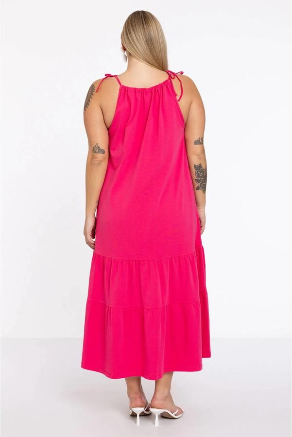 YOEK jurk Plus Size roze - Foto 2