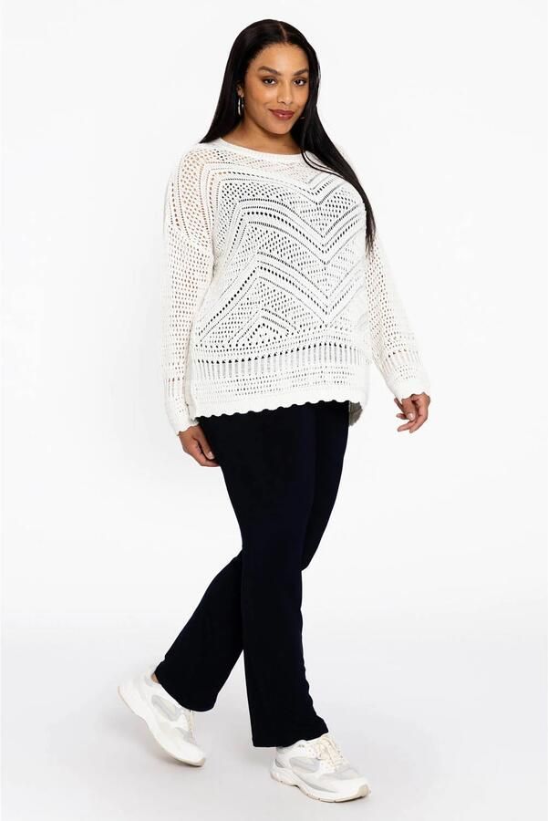 YOEK jas Plus Size ecru - Foto 2
