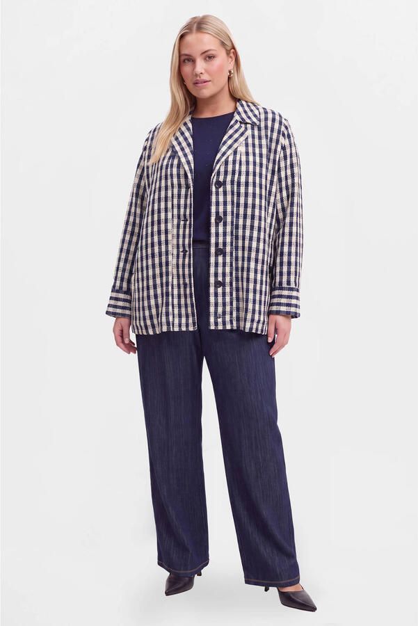 YOEK jas Plus Size blauw - Foto 2