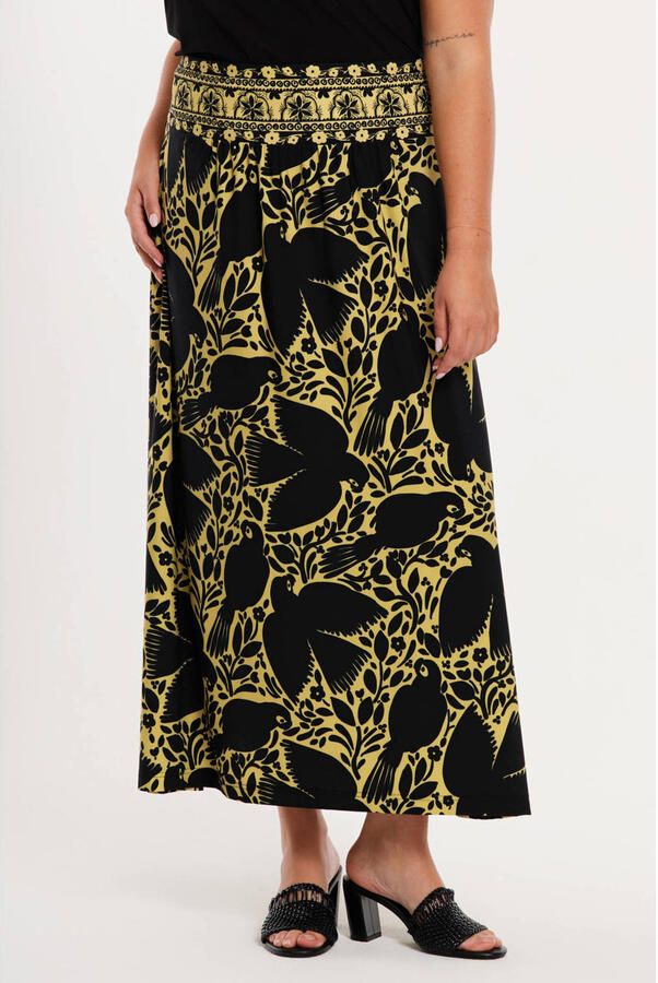 YOEK jumpsuit Plus Size geel - Foto 2