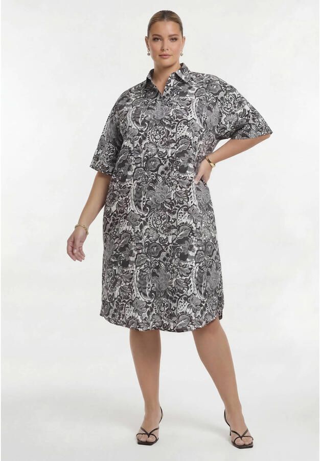 YOEK jurk Plus Size grijs - Foto 2
