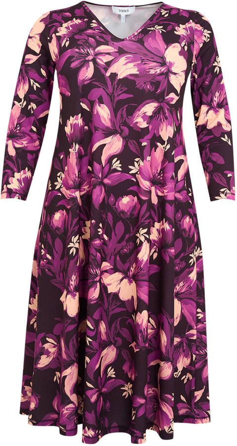 YOEK jurk Plus Size paars - Foto 3