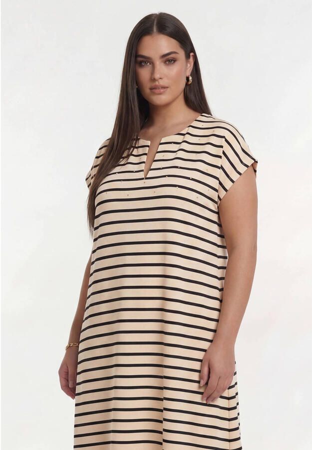 YOEK jurk Plus Size zwart