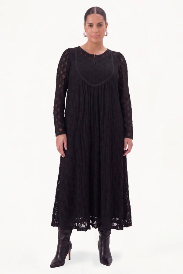 YOEK jurk Plus Size zwart - Foto 2