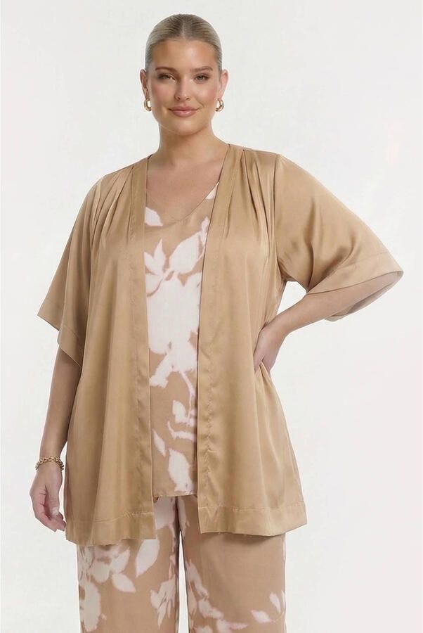 YOEK kimono camel