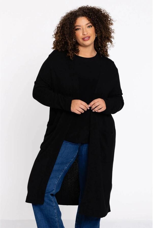 YOEK kimono met wol zwart