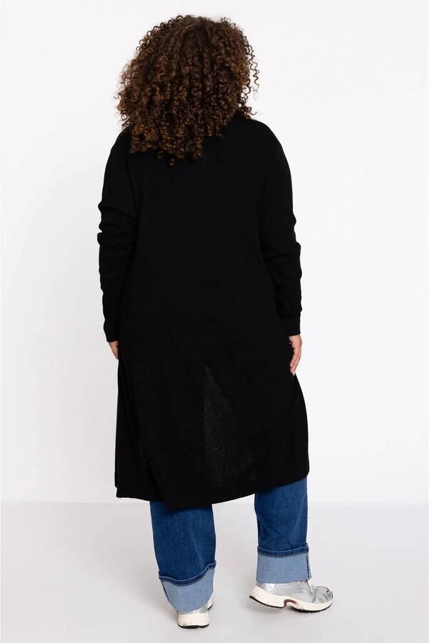 YOEK kimono met wol zwart - Foto 2
