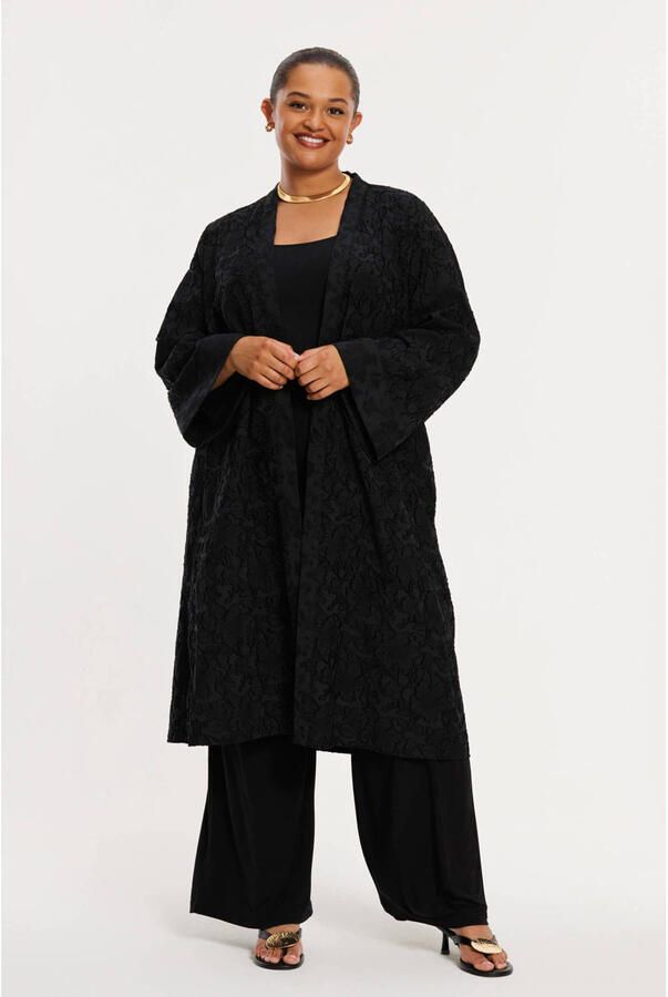 YOEK kimono zwart - Foto 3