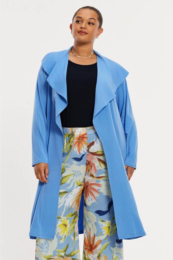 YOEK lang vest blauw