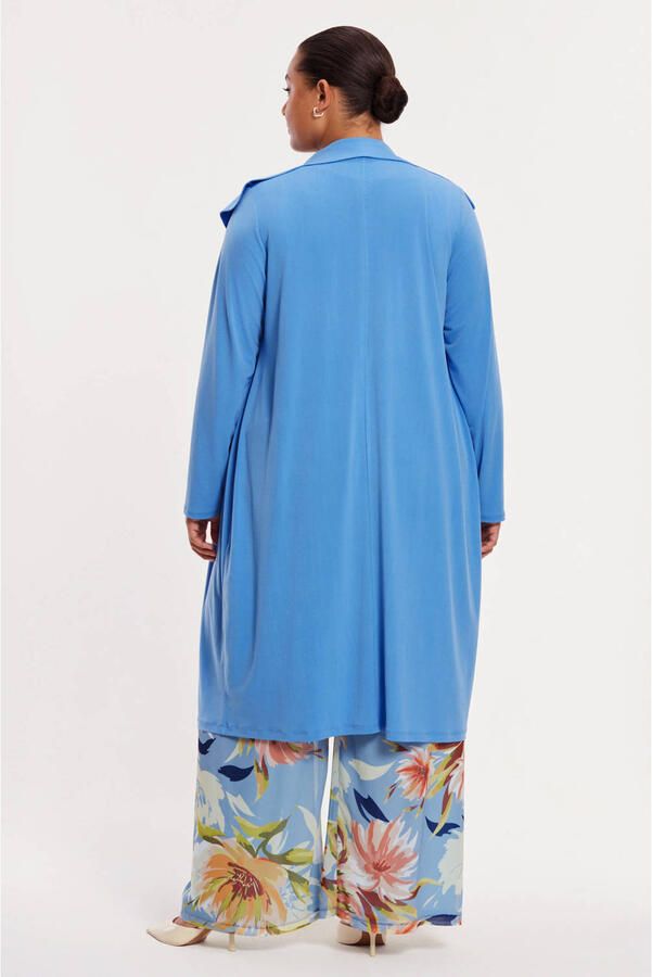YOEK lang vest blauw - Foto 3