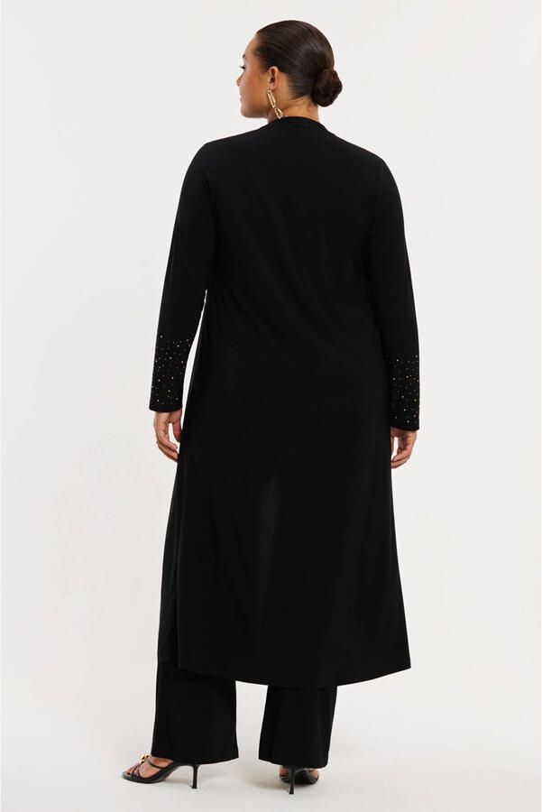 YOEK lang vest zwart - Foto 3
