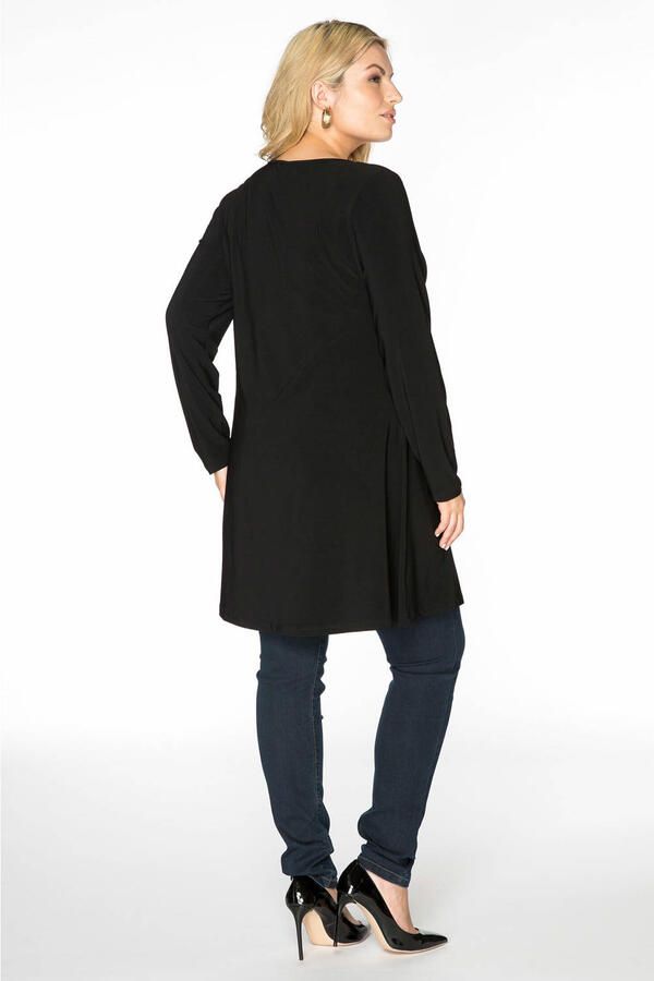 YOEK longsleeve tuniek van travelstof DOLCE zwart - Foto 3