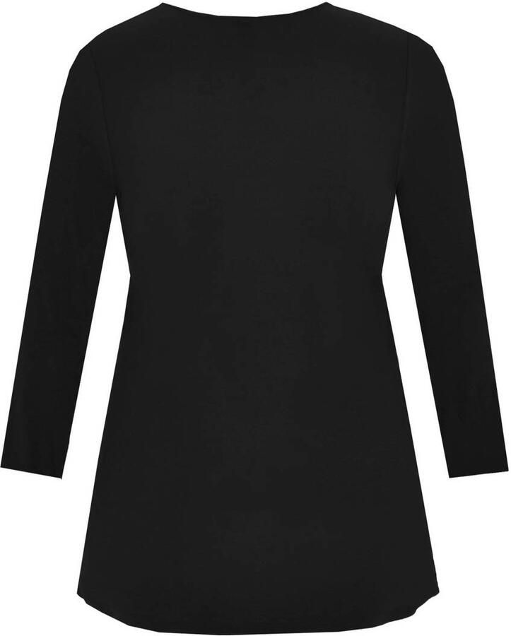 YOEK longsleeve van travelstof DOLCE zwart - Foto 2