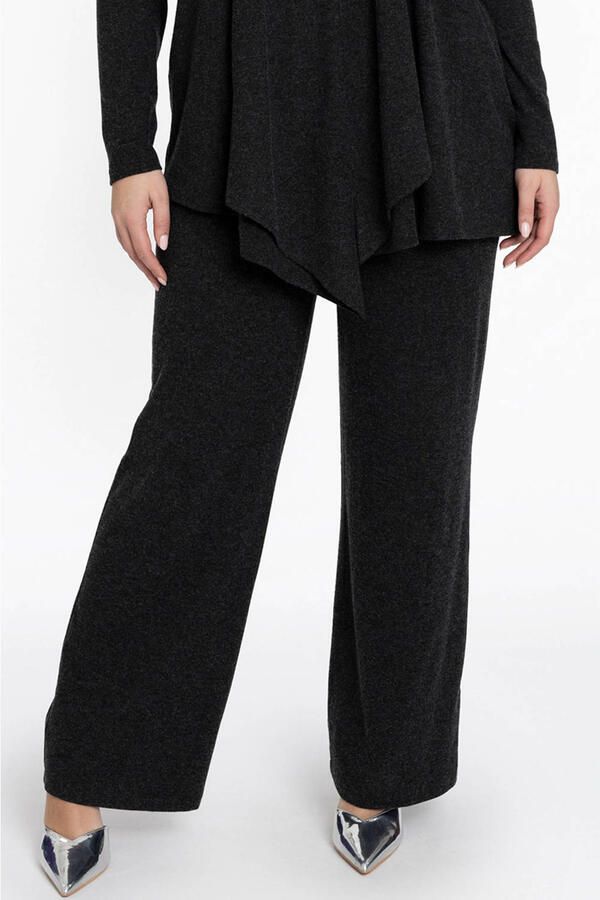 YOEK loose fit broek antraciet