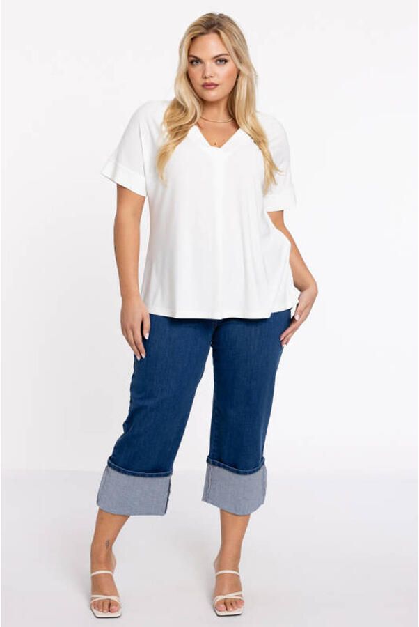YOEK loose jeans medium blue denim