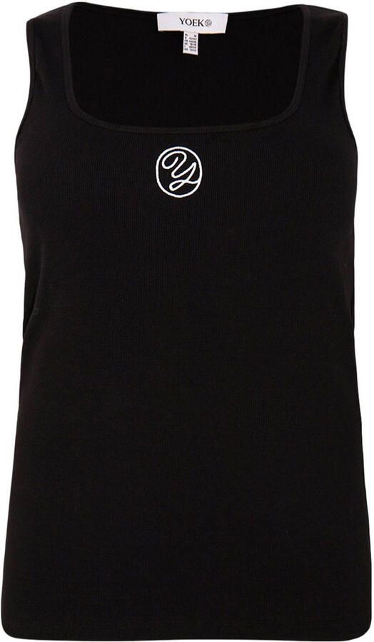 YOEK Lounge top zwart