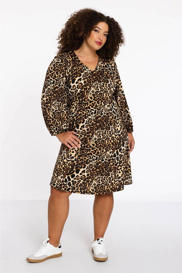 YOEK Lovers Collection A-lijn jurk met dierenprint - Foto 3
