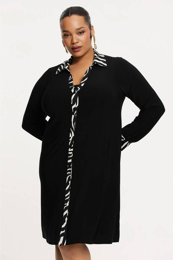 YOEK Lovers Collection A-lijn jurk zwart