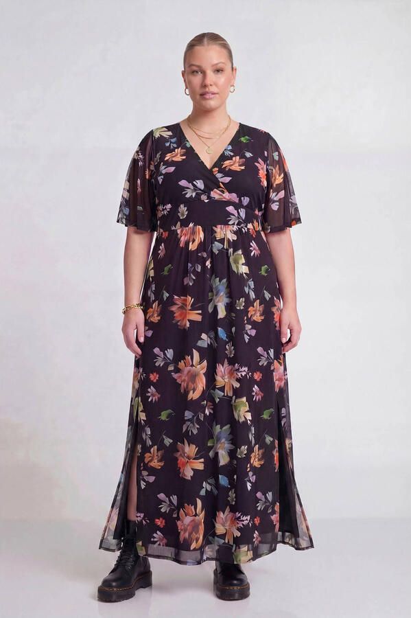 YOEK Lovers Collection gebloemde maxi jurk multi - Foto 2