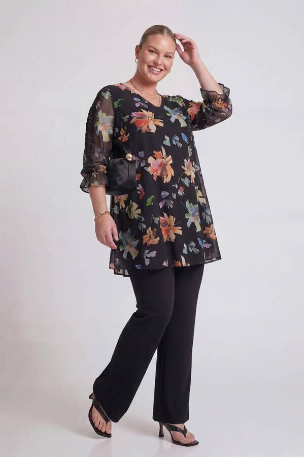 YOEK Lovers Collection gebloemde tuniek multi - Foto 2