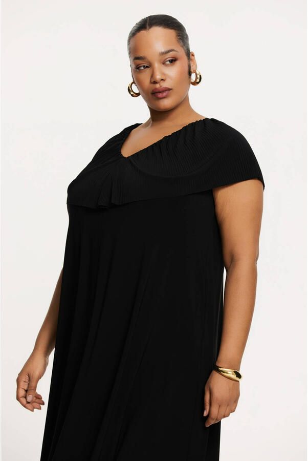 YOEK Lovers Collection maxi jurk zwart