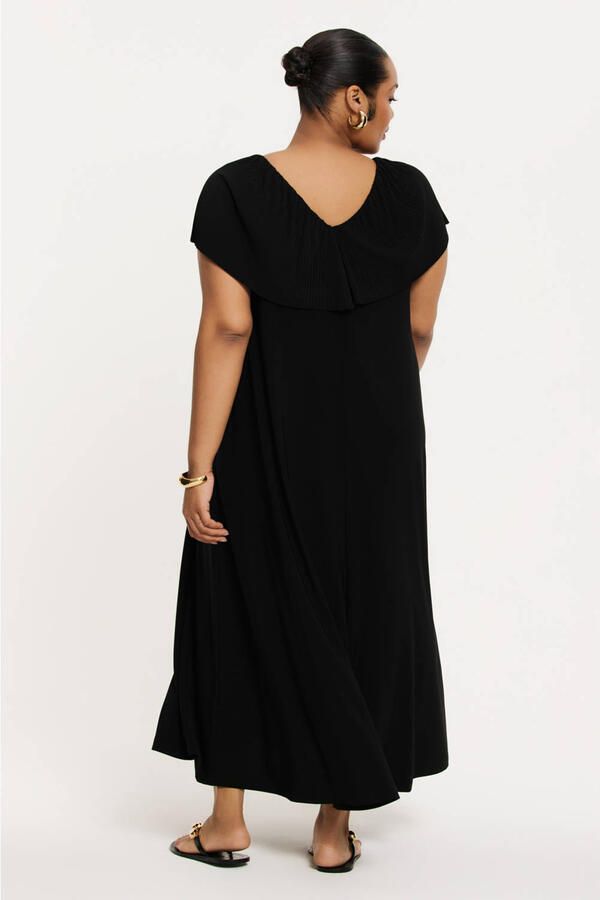 YOEK Lovers Collection maxi jurk zwart - Foto 2