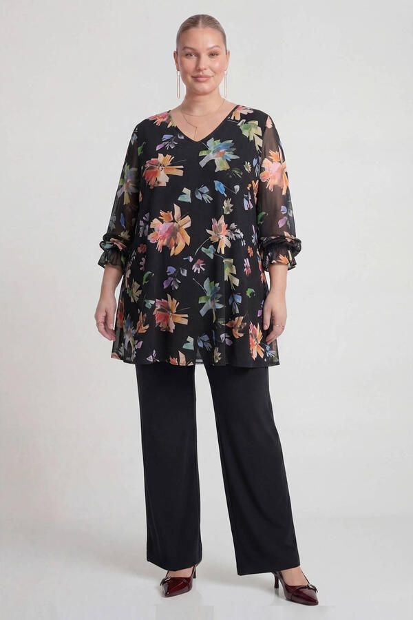 YOEK Lovers Collection straight regular waist broek zwart - Foto 2