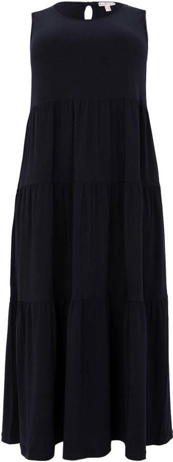 YOEK maxi A-lijn jurk DOLCE donkerblauw