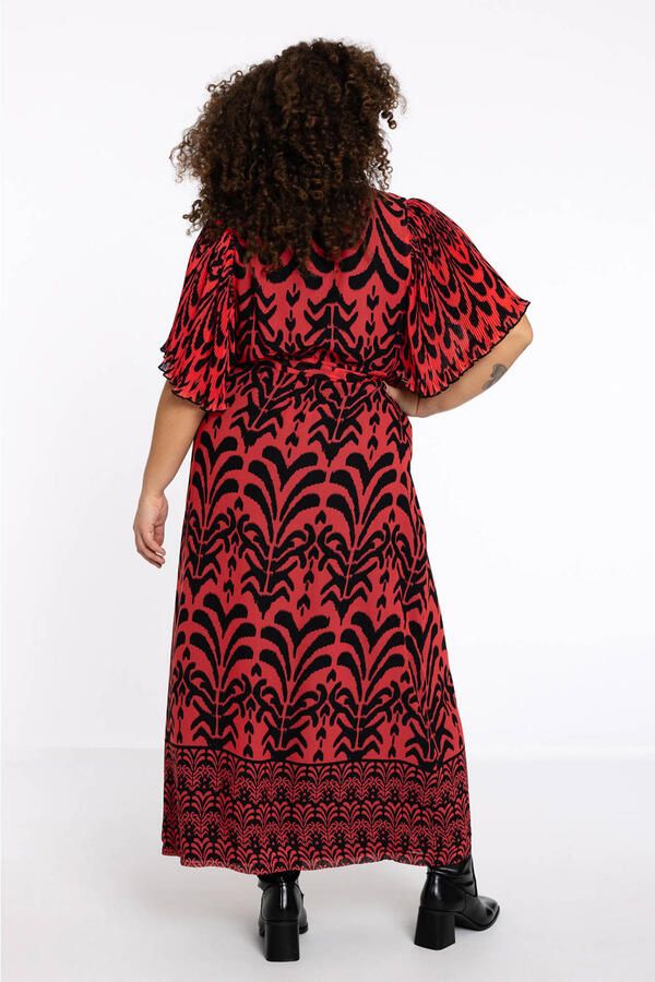 YOEK maxi jurk rood - Foto 3