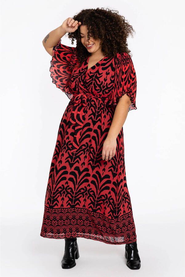 YOEK maxi jurk rood - Foto 2
