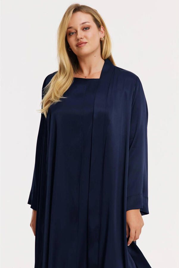 YOEK Morning Muse kimono blauw