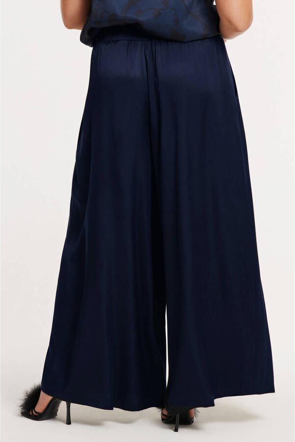 YOEK Morning Muse regular waist pantalon blauw - Foto 2