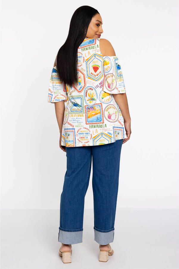 YOEK off shoulder top beige - Foto 3