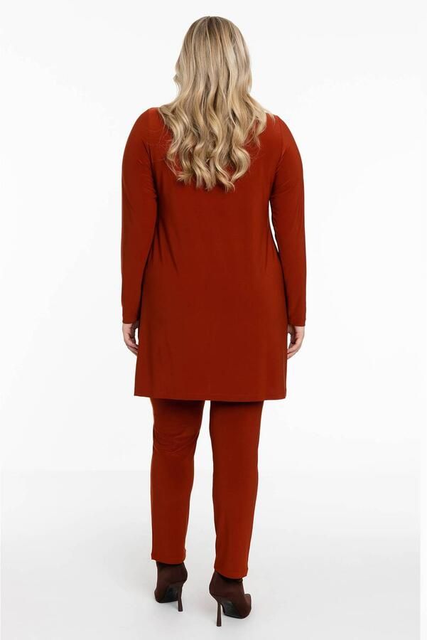 YOEK Plus Size blouse meerkleurig - Foto 2