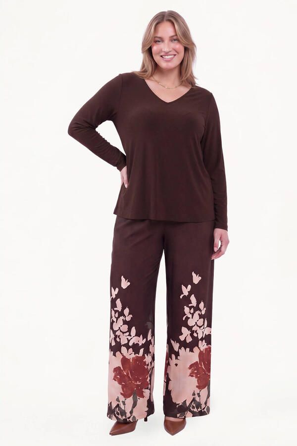 YOEK Plus Size broek meerkleurig - Foto 2