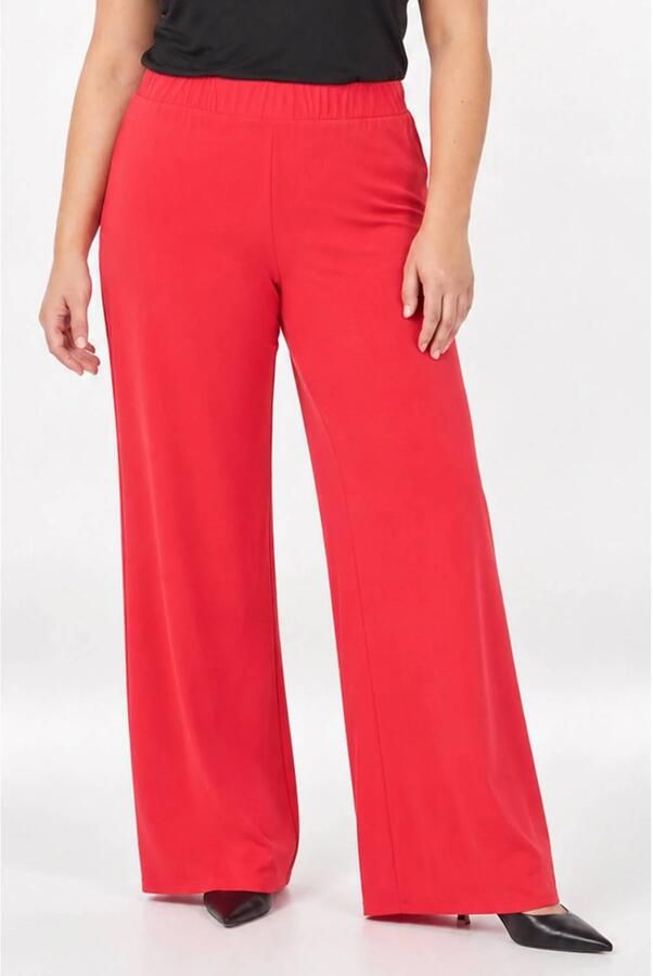 YOEK Plus Size broek roze