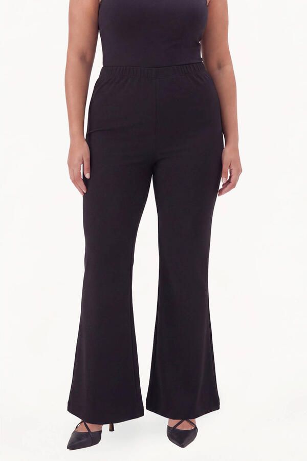 YOEK Plus Size broek zwart