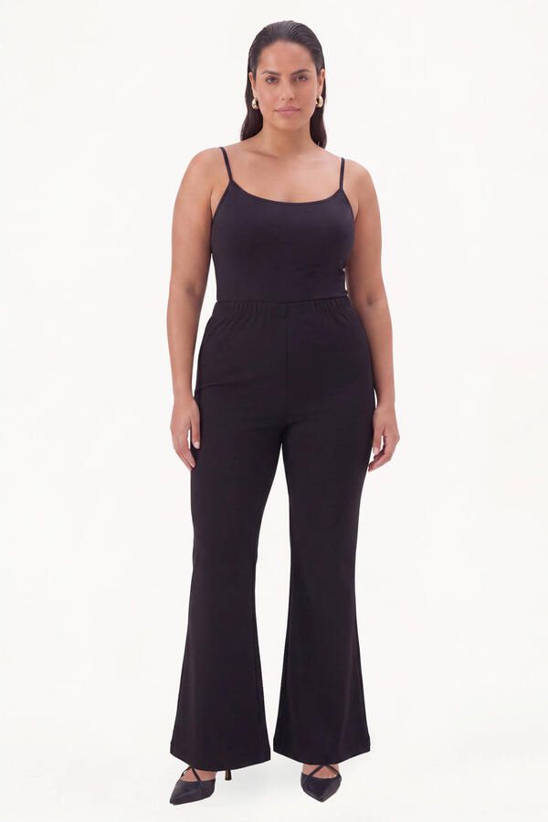 YOEK Plus Size broek zwart - Foto 3