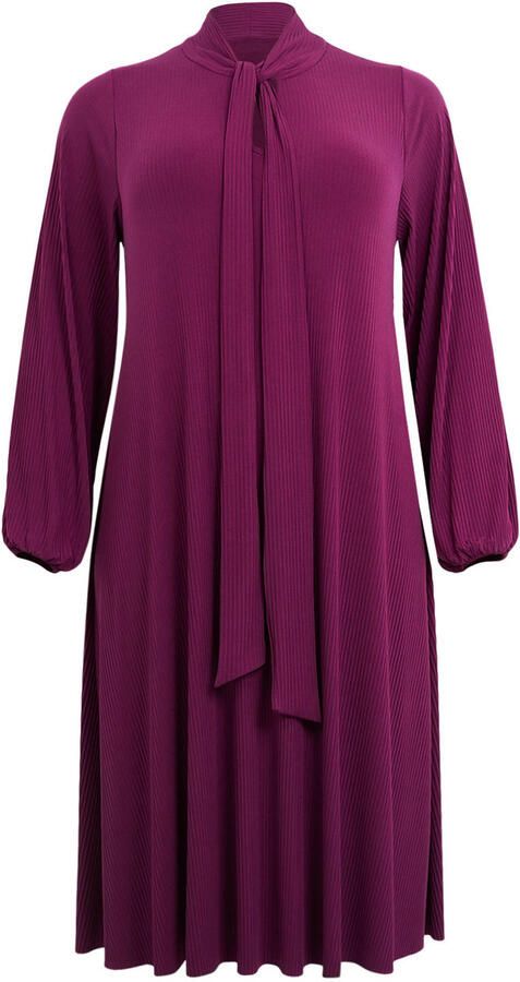 YOEK Plus Size jurk paars - Foto 2