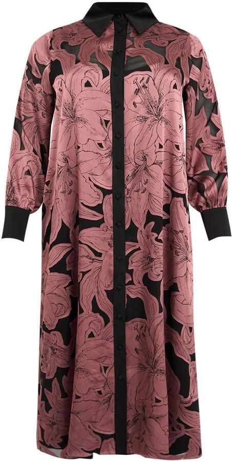 YOEK Plus Size jurk zwart - Foto 2