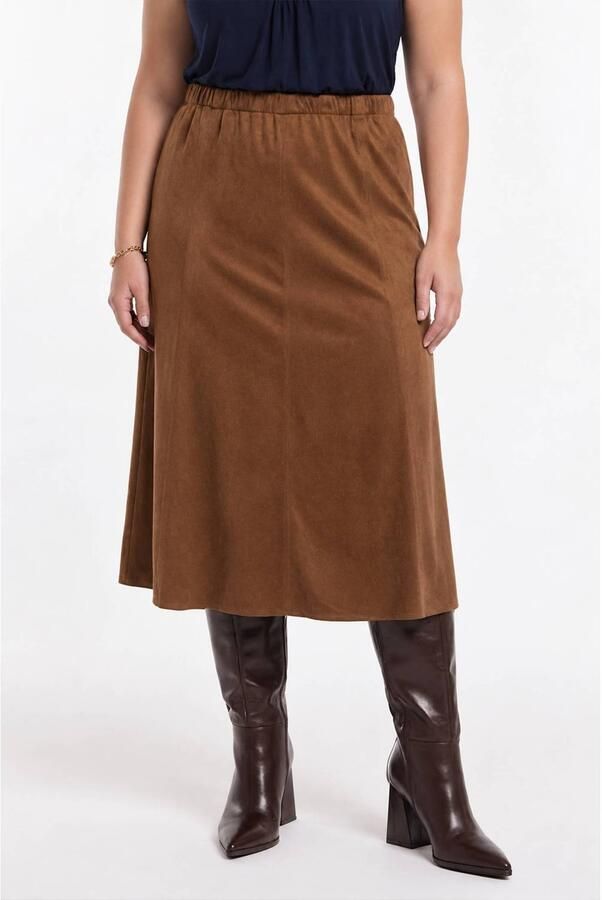 YOEK Plus Size rok terra
